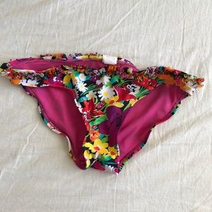 Floral Bathing Suit Bottoms
